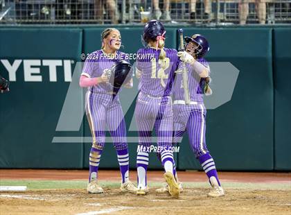 Thumbnail 1 in Beckville vs. Shiner (UIL 2A Softball Final) photogallery.