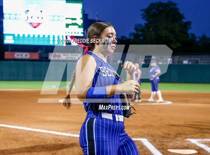 Thumbnail 3 in Beckville vs. Shiner (UIL 2A Softball Final) photogallery.