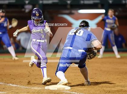 Thumbnail 3 in Beckville vs. Shiner (UIL 2A Softball Final) photogallery.