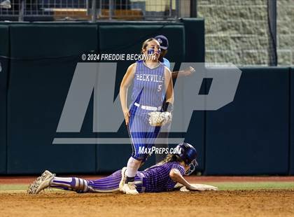 Thumbnail 3 in Beckville vs. Shiner (UIL 2A Softball Final) photogallery.