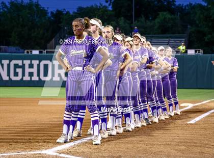 Thumbnail 2 in Beckville vs. Shiner (UIL 2A Softball Final) photogallery.