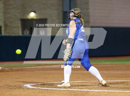 Thumbnail 3 in Beckville vs. Shiner (UIL 2A Softball Final) photogallery.