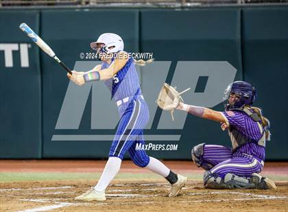 Thumbnail 1 in Beckville vs. Shiner (UIL 2A Softball Final) photogallery.