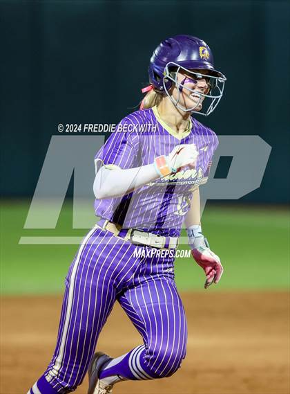 Thumbnail 1 in Beckville vs. Shiner (UIL 2A Softball Final) photogallery.