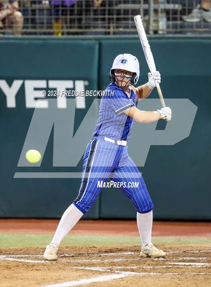 Thumbnail 3 in Beckville vs. Shiner (UIL 2A Softball Final) photogallery.