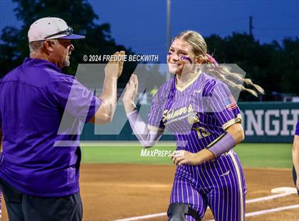 Thumbnail 1 in Beckville vs. Shiner (UIL 2A Softball Final) photogallery.