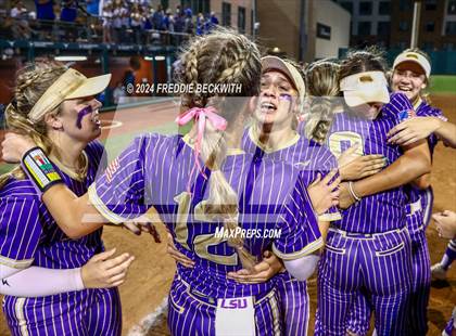 Thumbnail 1 in Beckville vs. Shiner (UIL 2A Softball Final) photogallery.