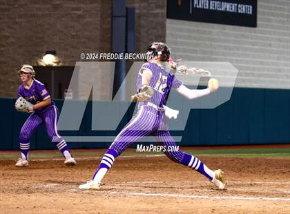 Thumbnail 2 in Beckville vs. Shiner (UIL 2A Softball Final) photogallery.