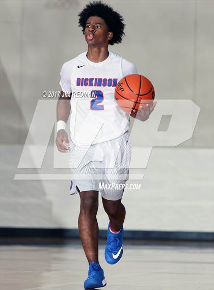 Thumbnail 1 in Dickinson vs. Humble (McDolald's Texas Invitational) photogallery.