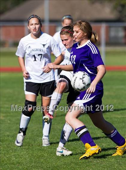 Thumbnail 3 in Dobie [J. Frank] vs Angleton (Pearland Soccer Classic) photogallery.
