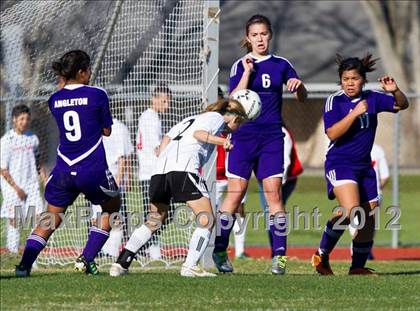 Thumbnail 3 in Dobie [J. Frank] vs Angleton (Pearland Soccer Classic) photogallery.