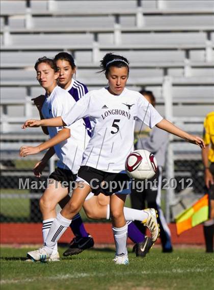 Thumbnail 1 in Dobie [J. Frank] vs Angleton (Pearland Soccer Classic) photogallery.