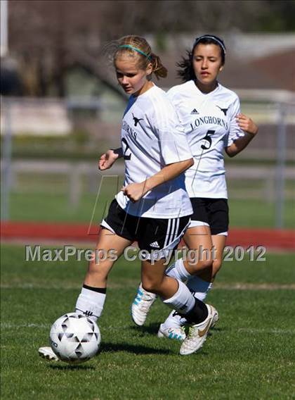 Thumbnail 1 in Dobie [J. Frank] vs Angleton (Pearland Soccer Classic) photogallery.