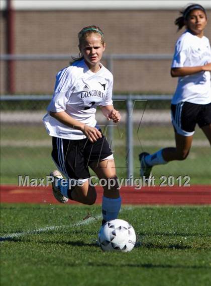Thumbnail 2 in Dobie [J. Frank] vs Angleton (Pearland Soccer Classic) photogallery.