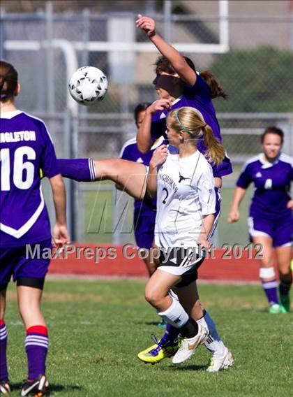 Thumbnail 1 in Dobie [J. Frank] vs Angleton (Pearland Soccer Classic) photogallery.