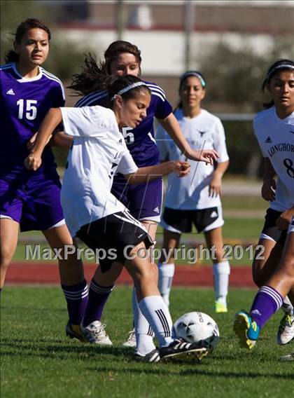 Thumbnail 3 in Dobie [J. Frank] vs Angleton (Pearland Soccer Classic) photogallery.