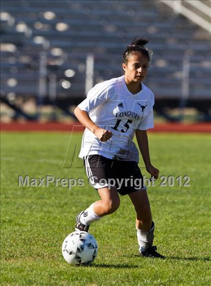 Thumbnail 3 in Dobie [J. Frank] vs Angleton (Pearland Soccer Classic) photogallery.