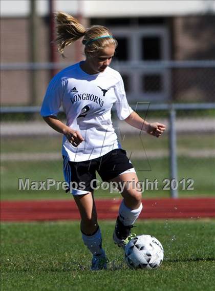 Thumbnail 2 in Dobie [J. Frank] vs Angleton (Pearland Soccer Classic) photogallery.