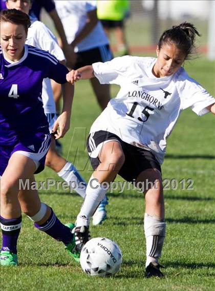 Thumbnail 1 in Dobie [J. Frank] vs Angleton (Pearland Soccer Classic) photogallery.