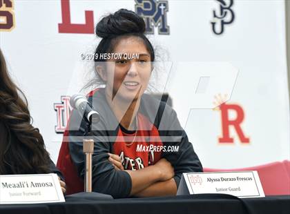 Thumbnail 2 in Trinity League Media Day - Mater Dei photogallery.