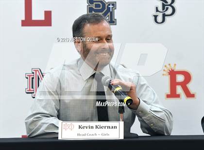 Thumbnail 3 in Trinity League Media Day - Mater Dei photogallery.