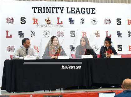 Thumbnail 2 in Trinity League Media Day - Mater Dei photogallery.