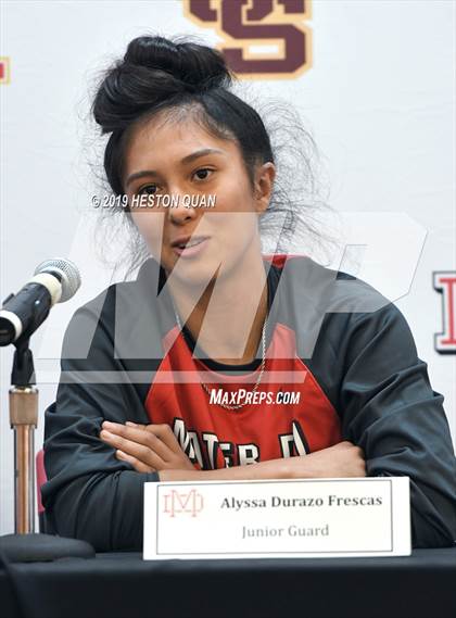 Thumbnail 2 in Trinity League Media Day - Mater Dei photogallery.