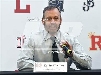 Thumbnail 1 in Trinity League Media Day - Mater Dei photogallery.