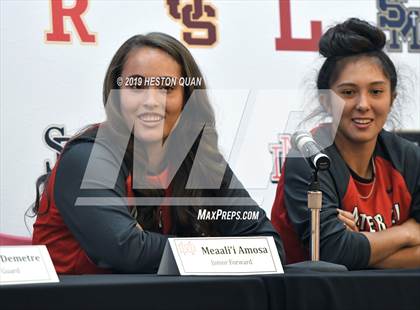 Thumbnail 1 in Trinity League Media Day - Mater Dei photogallery.
