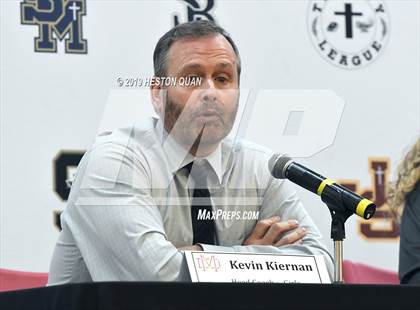 Thumbnail 1 in Trinity League Media Day - Mater Dei photogallery.