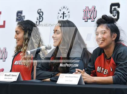 Thumbnail 3 in Trinity League Media Day - Mater Dei photogallery.