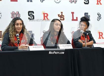 Thumbnail 2 in Trinity League Media Day - Mater Dei photogallery.