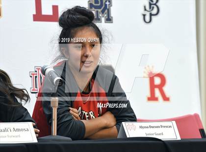 Thumbnail 3 in Trinity League Media Day - Mater Dei photogallery.