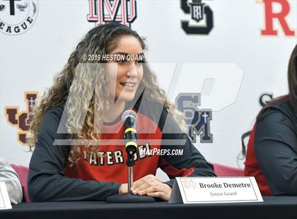 Thumbnail 1 in Trinity League Media Day - Mater Dei photogallery.