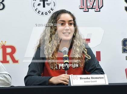 Thumbnail 1 in Trinity League Media Day - Mater Dei photogallery.
