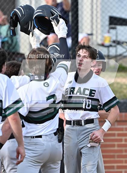 Thumbnail 2 in Greenfield @ Grace Christian (NCISAA 1A Semifinal) photogallery.