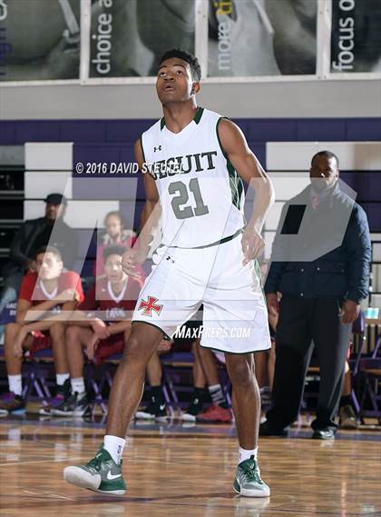 Thumbnail 2 in McClatchy vs. Strake Jesuit (St. Hope Elite Classic) photogallery.