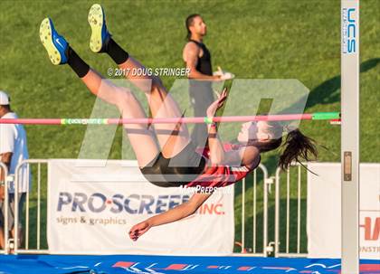 Thumbnail 2 in CIF State Track and Field Championships (Girls High Jump Finals) photogallery.