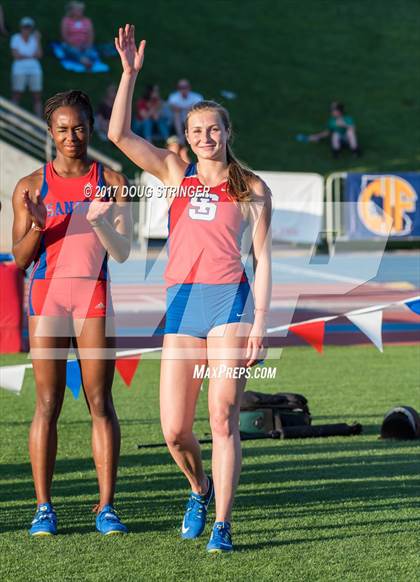 Thumbnail 2 in CIF State Track and Field Championships (Girls High Jump Finals) photogallery.