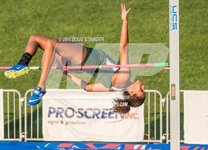 Thumbnail 1 in CIF State Track and Field Championships (Girls High Jump Finals) photogallery.