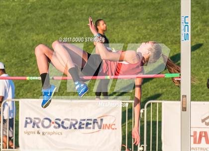 Thumbnail 1 in CIF State Track and Field Championships (Girls High Jump Finals) photogallery.