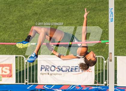 Thumbnail 1 in CIF State Track and Field Championships (Girls High Jump Finals) photogallery.