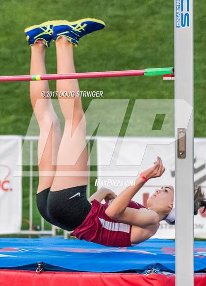 Thumbnail 1 in CIF State Track and Field Championships (Girls High Jump Finals) photogallery.