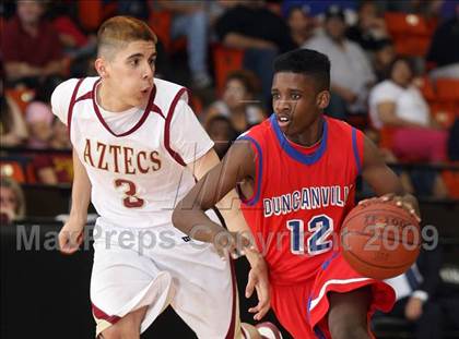 Thumbnail 2 in Duncanville vs El Dorado (Texas 5A Region 1 Semifinal) photogallery.