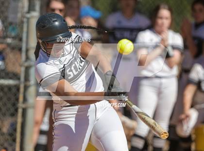 Thumbnail 1 in Lanier County vs Schley County (GHSA 1A D2 State Tournament) photogallery.