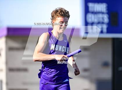 Thumbnail 2 in Muncie Central Duals (4 x 800 Meter Relay) photogallery.