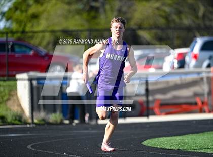 Thumbnail 2 in Muncie Central Duals (4 x 800 Meter Relay) photogallery.