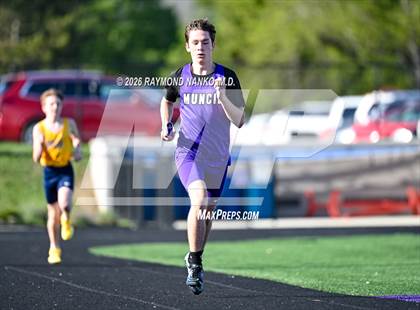 Thumbnail 2 in Muncie Central Duals (4 x 800 Meter Relay) photogallery.