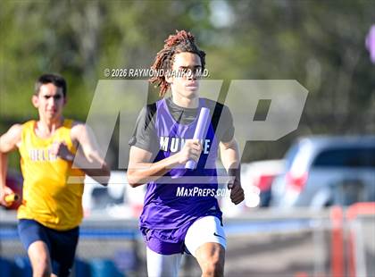 Thumbnail 3 in Muncie Central Duals (4 x 800 Meter Relay) photogallery.