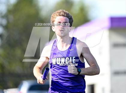 Thumbnail 1 in Muncie Central Duals (4 x 800 Meter Relay) photogallery.
